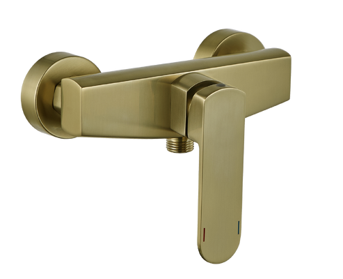 Brass Wall Mounted Shower Mixer With Many Kinds of Finish T9364A