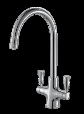 Double Handle Kitchen Mixer Faucet Made of Brass Material T93016A
